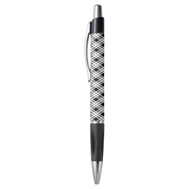Stylo Motif rayé de plaid (Haut (Vertical))