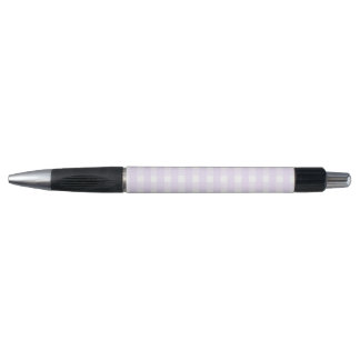 Stylo Motif sans couture en gingham lilas, carreaux pein