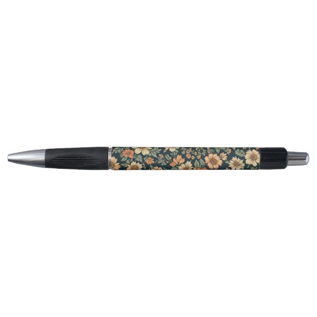 Stylo Motif vintage floral (Devant)