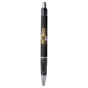 Stylo Musique de clé de sol en or