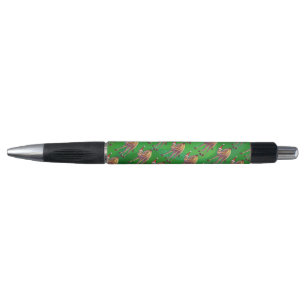 Stylo Noël De Camel Sur Vert