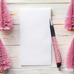 Stylo Noël rose Père Noël