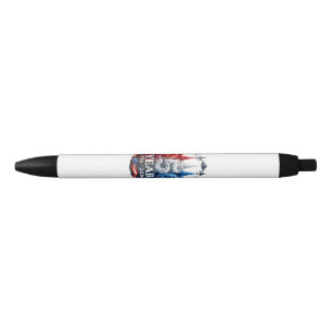 Stylo Noir 250 Ans Américain 250e USA Patriotique 4 juillet