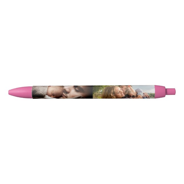 Stylo Noir 2 Photo personnalisée (Devant)