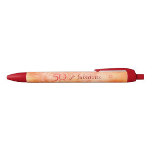 Stylo Noir 50 et fabuleux Coral Rose Personnalisé