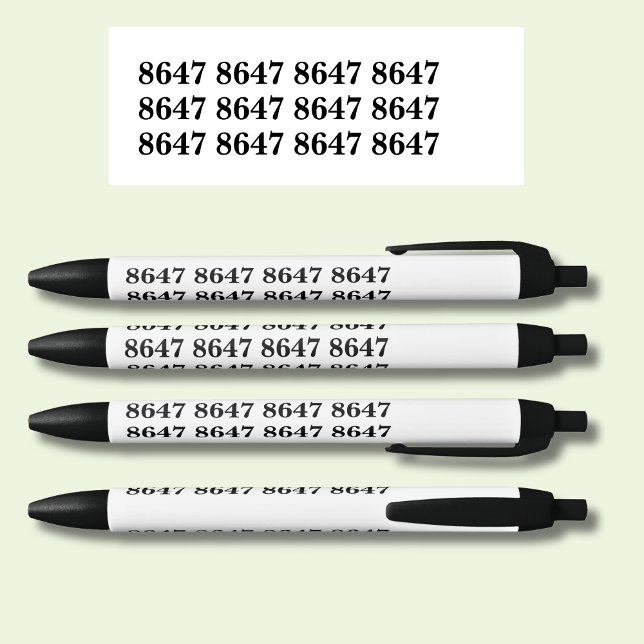 STYLO NOIR 8647 (Créateur téléchargé)