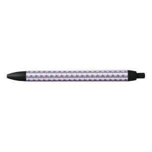 Stylo Noir À l'intérieur d'un Iris