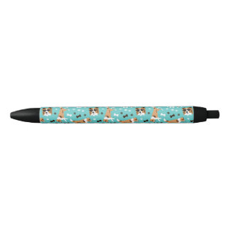 Stylo Noir Abris Shetland Sheepdog Mini Collie Motif Bla