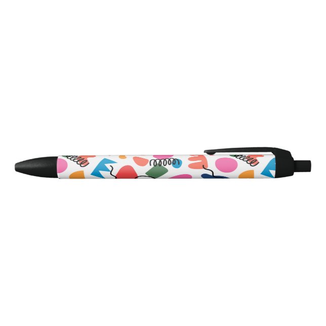 Stylo Noir Abstrait (Haut)