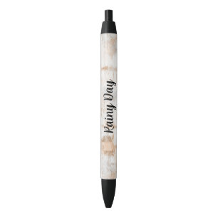 Stylo Noir Abstrait Jour Pluvieux