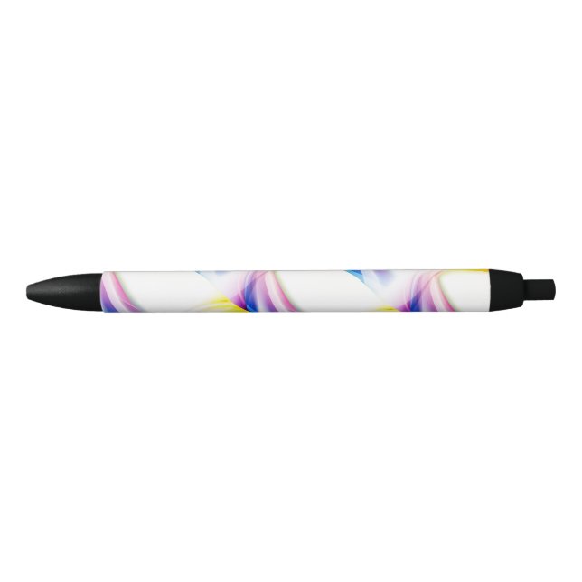 Stylo Noir Abstrait Swirl 1 (Devant)