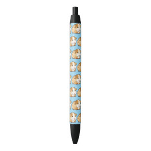Stylo Noir adorable nouveau motif de cobaye