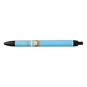 Stylo Noir Adorable Sleepy Etudier avec Enfants Nom Sloth