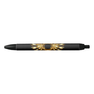 Stylo Noir Ailes steampunk