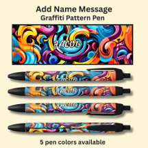 Ajouter un message de nom, sur le Motif Graffiti