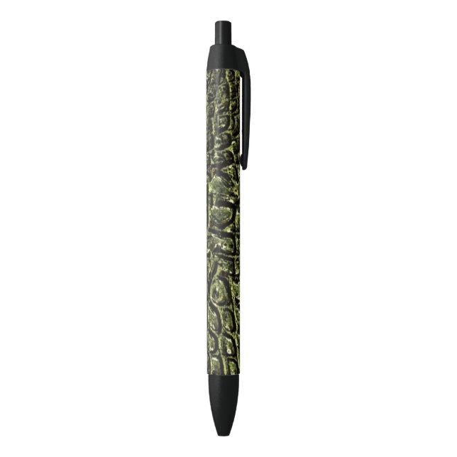 Stylo Noir "Alligator" Pen (Bas (Vertical))