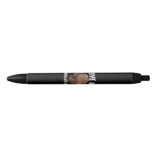 Stylo Noir Amoureux des chiens | J'adore mon laboratoire de c