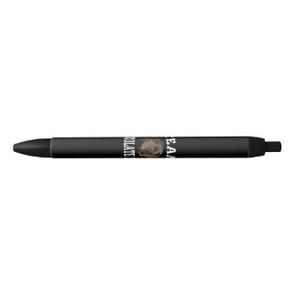 Stylo Noir Amoureux des chiens | Team Chocolat Labrador Retri