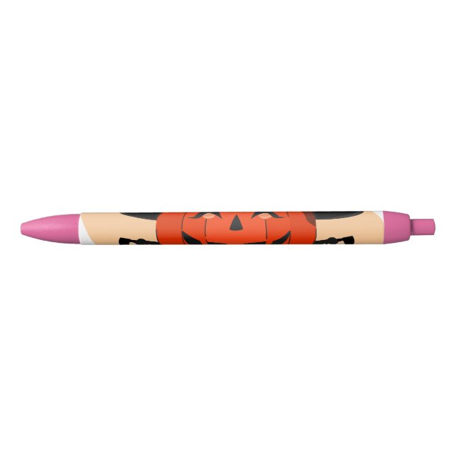 Stylo Noir Appel de l'Esprit d'Halloween (Devant)