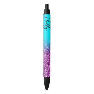 Stylo Noir Aqua de luxe et Royal Purple Parties scintillant O