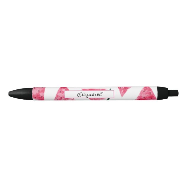 Stylo Noir Aquarelle adorable (Devant)