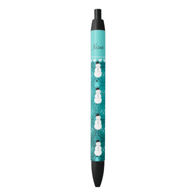 Stylo Noir Arbre de Noël nommé de sucres de canne de (devant Vertical)