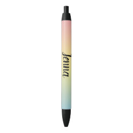 Stylo Noir Arc-en-ciel-