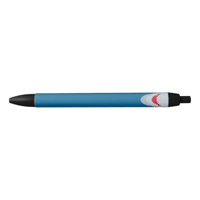 Stylo Noir Attaque de requin (Devant)