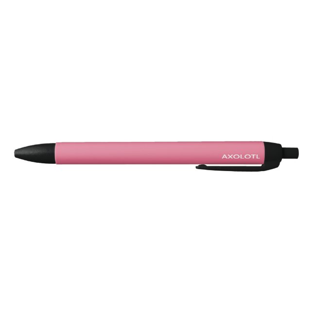 Stylo Noir Axolotl pink color name (Bas)