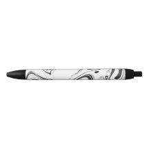 B) de marbrure noir et blanc