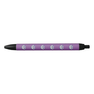 Stylo Noir Baleine grise de Narwhal avec la conception de