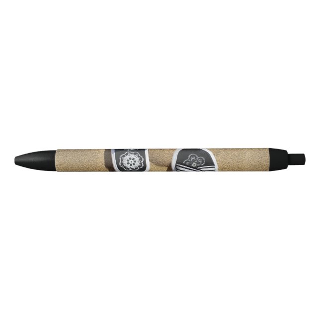 Stylo Noir Bascules électroniques pour la plage (Devant)