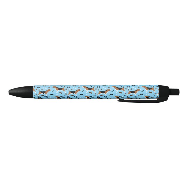Stylo Noir Beagle Chien Motif Cute Beagle (Bas)