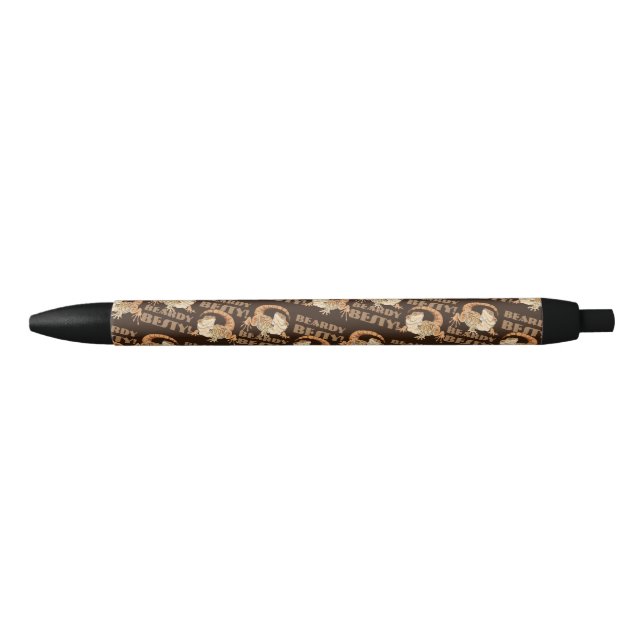 Stylo Noir Beardie (Devant)