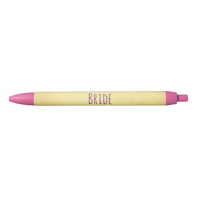Stylo Noir Beaux souvenirs de mariée (Devant)