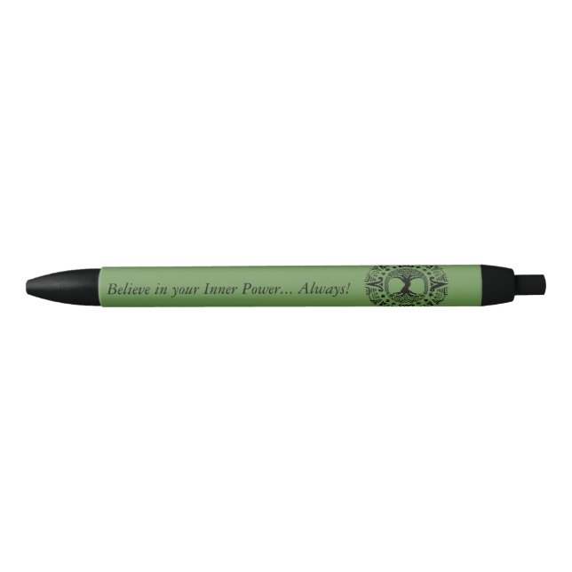 Stylo Noir Believe in your inner power always. (Devant)