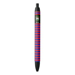 Stylo Noir Bélize Drapeau mignon Patriotique