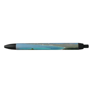 Stylo Noir Belle plage tropicale des Caraïbes Photo