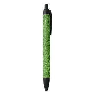 Stylo Noir Belle texture d'herbe verte de terrain de golf