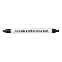 Black Lives Matt texte blanc et noir minimaliste