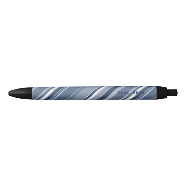 Stylo Noir Bleu bonbon (Devant)
