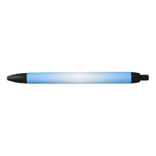 Stylo Noir Bleu clair brillant