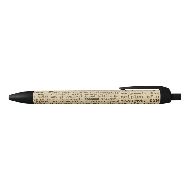 Stylo Noir Bloc d'auteurs (Haut)