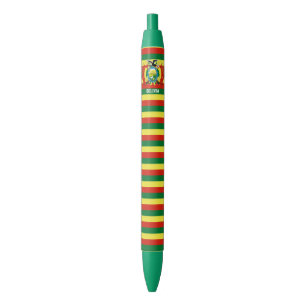 Stylo Noir Bolivie Drapeau mignon patriotique