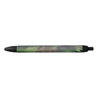 Stylo Noir Borealis de l'aurore en Laponie finlandaise
