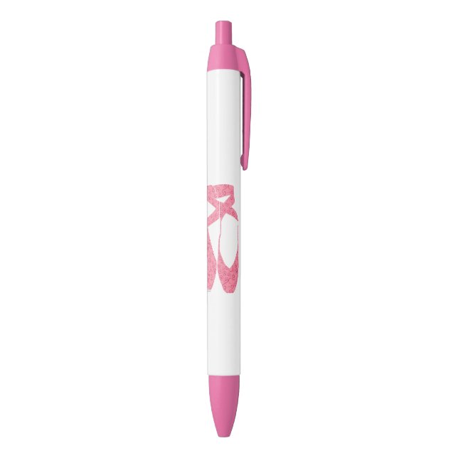 Stylo Noir Boucles de bonbons de ballet Team Pointe (Bas (Vertical))