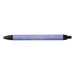 Stylo Noir Bouillonne les papillons de n