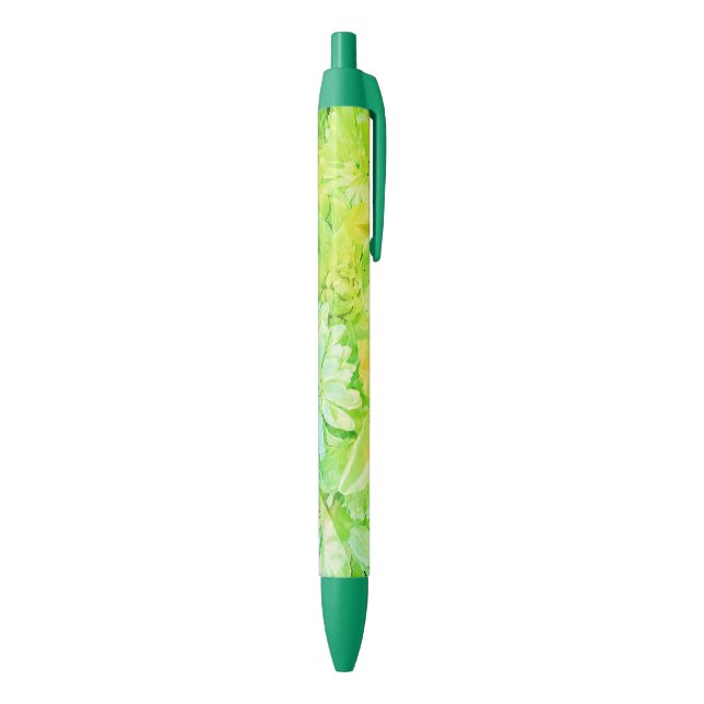 Stylo Noir "Bouquet" (Bas (Vertical))