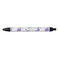 Bouquet floral Lavande d'aquarelle personnalisé