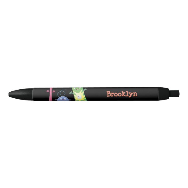 Stylo Noir Brosse à dents mignonne dentifrice dentaire soie d (Devant)